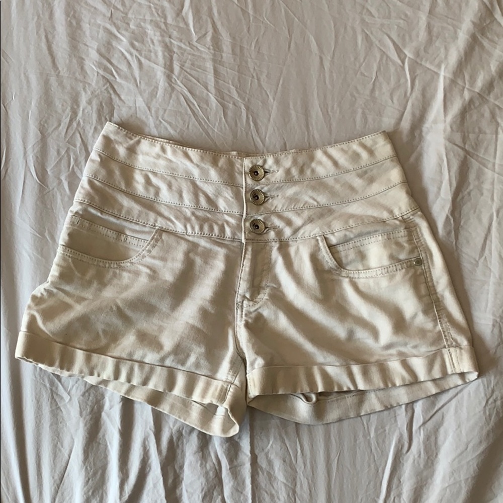 High waisted shorts